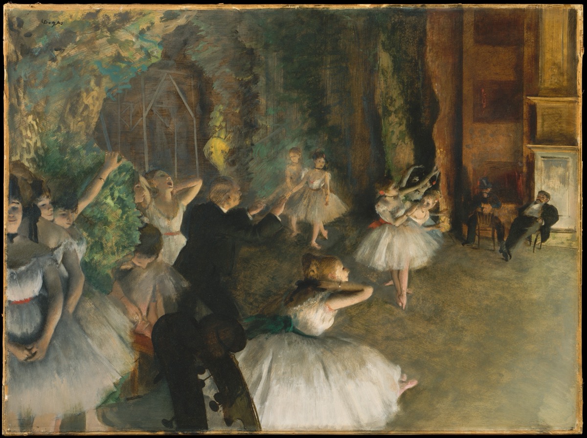 Degas, Rehearsal of the Ballet Onstage